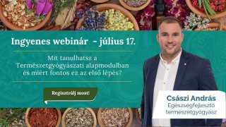 Mit tanulhatsz a Természetgyógyászati alapmodulban